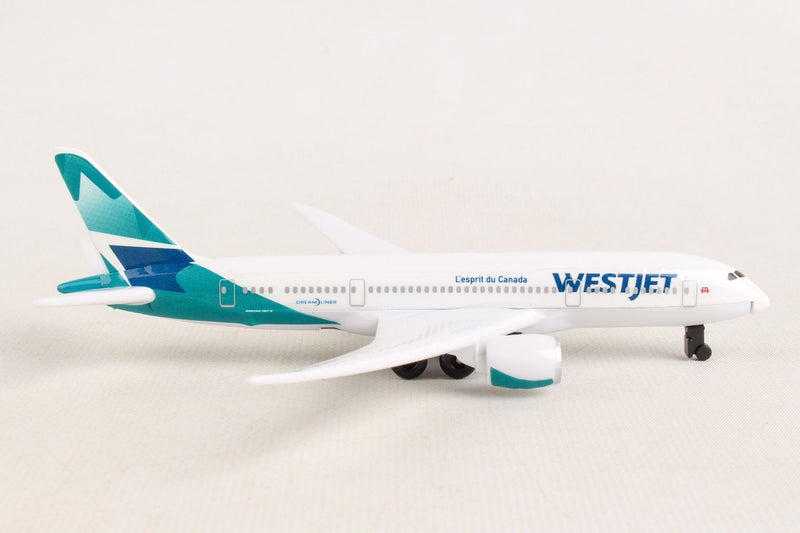 Boeing 787 WestJet Airlines Diecast Aircraft Toy Right Side View