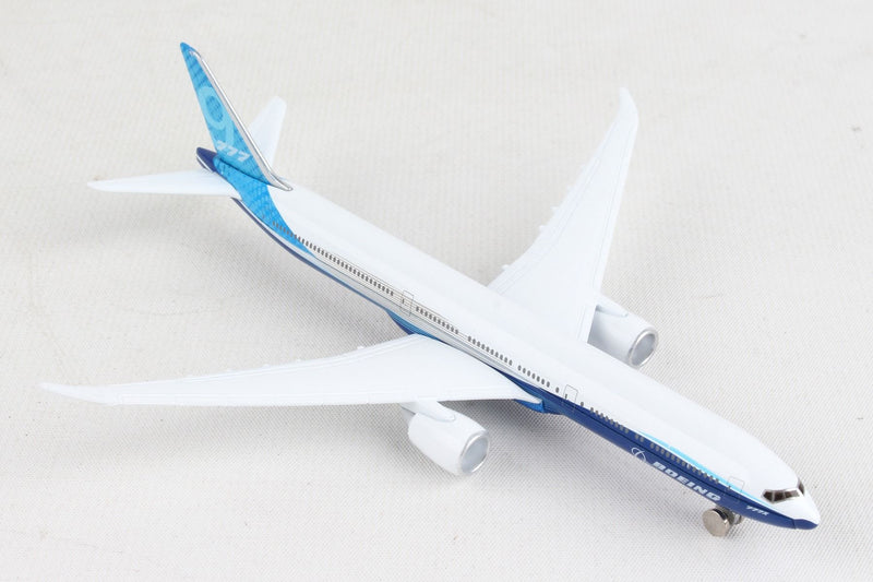 Boeing 777X Diecast Aircraft Toy Right Front View
