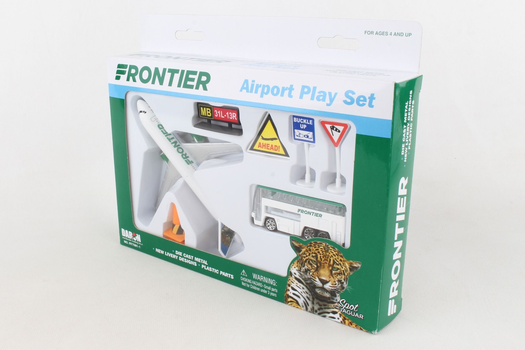 Frontier Airlines Spot The Jaguar Playset Box