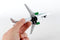 Frontier Airlines Diecast Aircraft Toy Bottom View