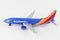 Boeing 737 Southwest Airlines Diecast Aircraft Toy Left Side View