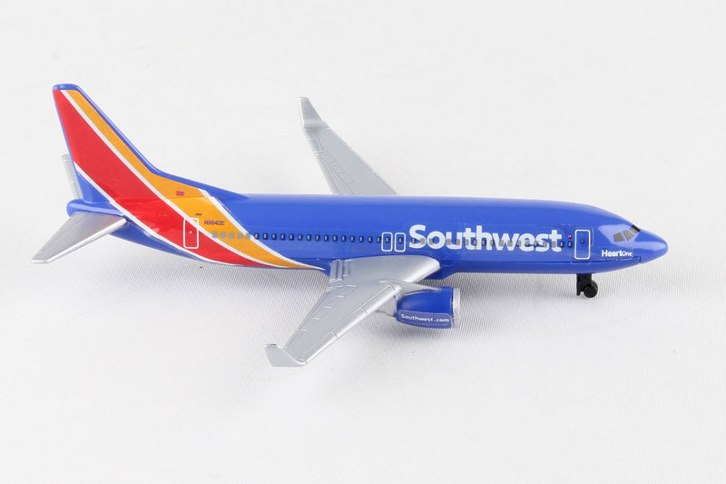 Boeing 737 Southwest Airlines Diecast Aircraft Toy Right Side View
