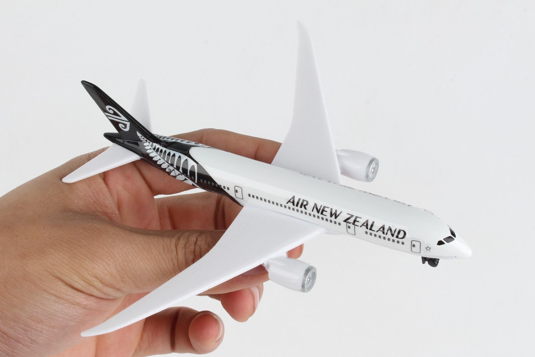 Boeing 787 Air New Zealand Diecast Aircraft Toy In Hand