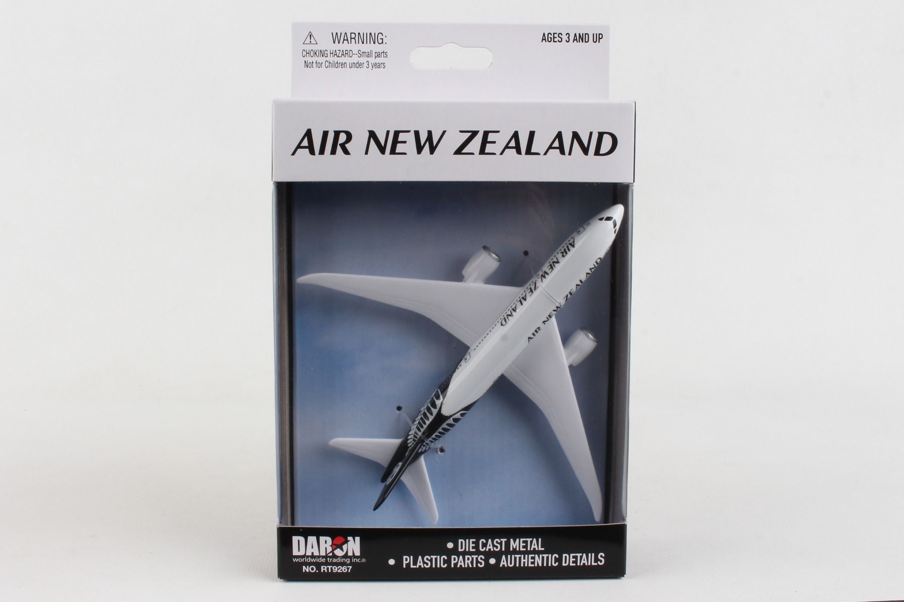 Boeing 787 Air New Zealand Diecast Aircraft Toy Package