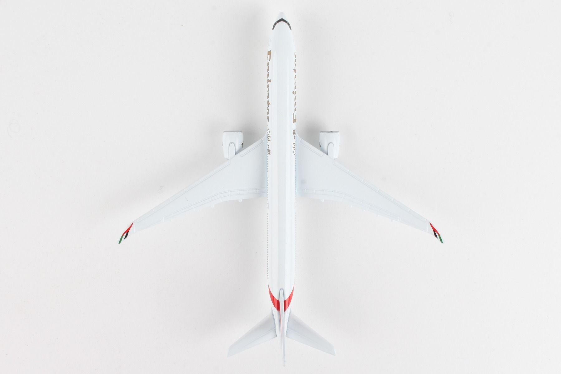 Boeing 777-9 Emirates Diecast Aircraft Toy Top View