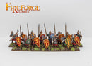 Medieval Russian Infantry, 28mm Plastic Model Figures Painted Example