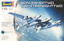 Virgin Galactic SpaceShipTwo & White Knight Two 1:144 Scale Model Kit By Revell Germany
