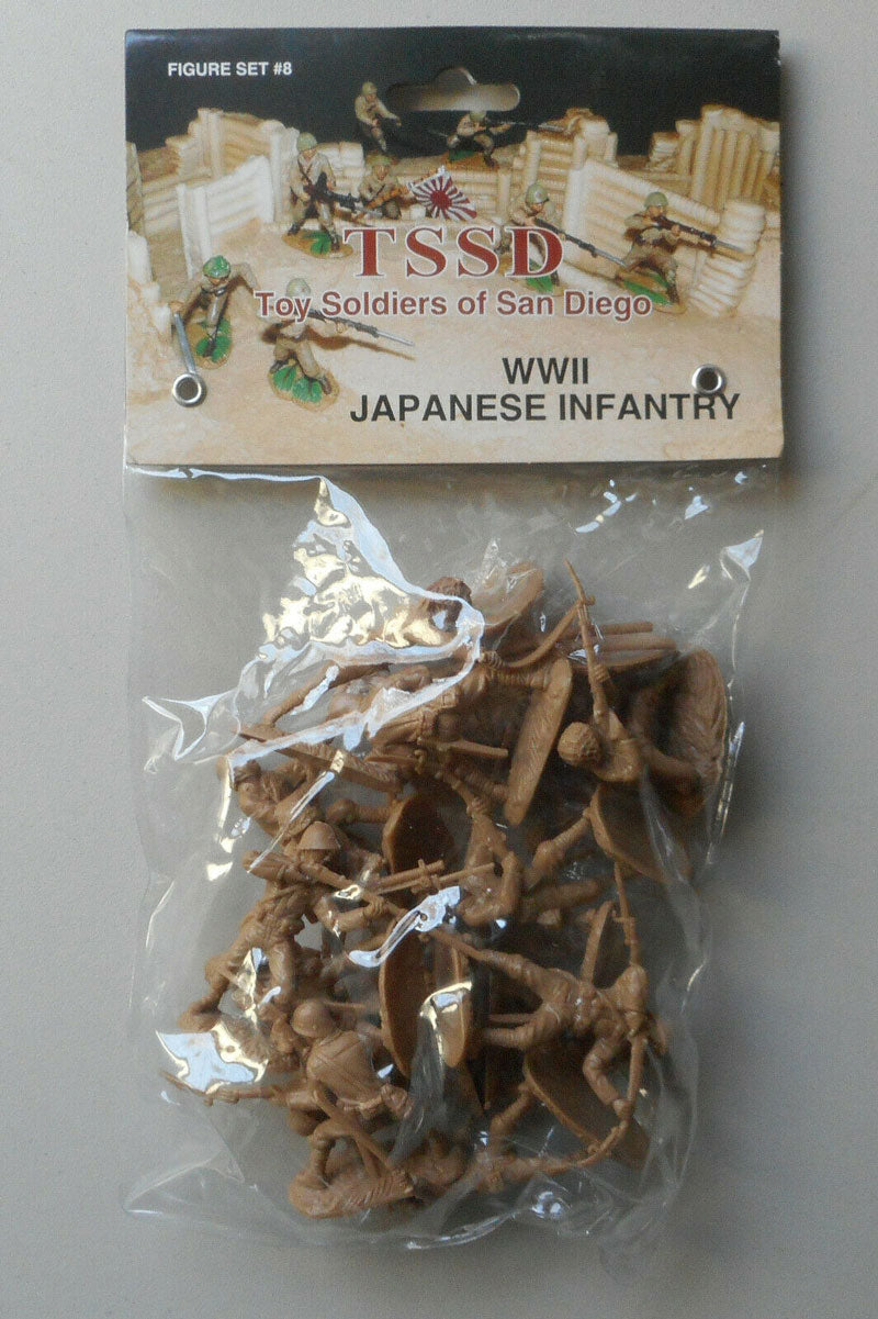 Japanese Infantry World War II, 1/32 (54 mm) Scale Model Plastic Figures Packaging