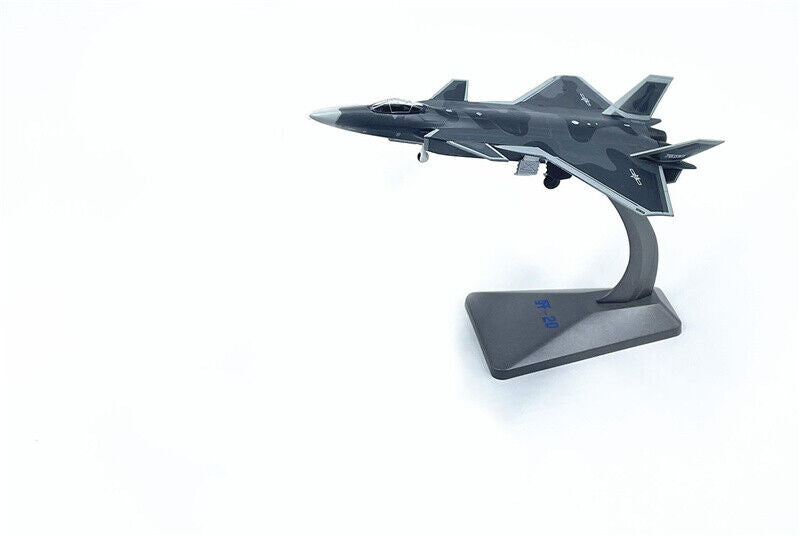 Chengdu J-20 Mighty Dragon 1:144 Scale Diecast Model Left Side View