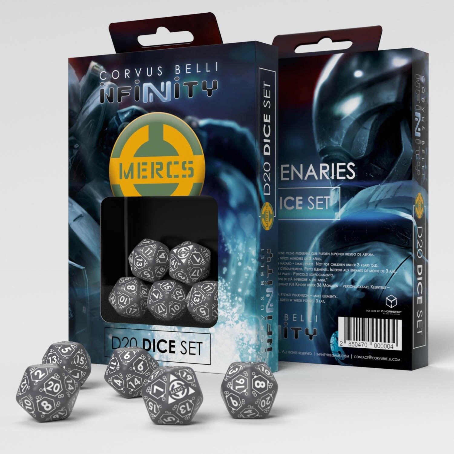 Infinity Mercenaries D20 Dice Set