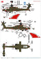 Boeing AH-64D Apache 1st BN, 10th Combat Aviation Brigade Afghanistan 2011, 1:72 Scale Diecast Model Placards & Markings
