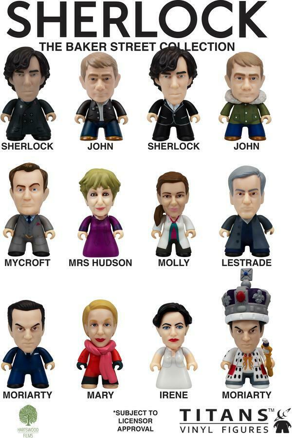 Sherlock Titans 221B Baker Street Collection Blind Box Vinyl Figure By Titan Merchandise