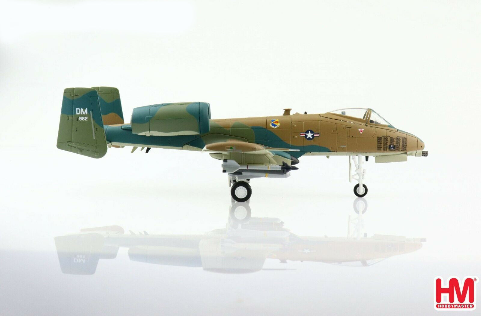 Fairchild Republic A-10C Thunderbolt II “Demo Team 2021”, 1:72 Scale Diecast Model Right Side View