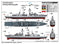 HMS Kent F78 Type 23 Frigate, 1:700 Scale Model Kit Paint  & Marking Guide