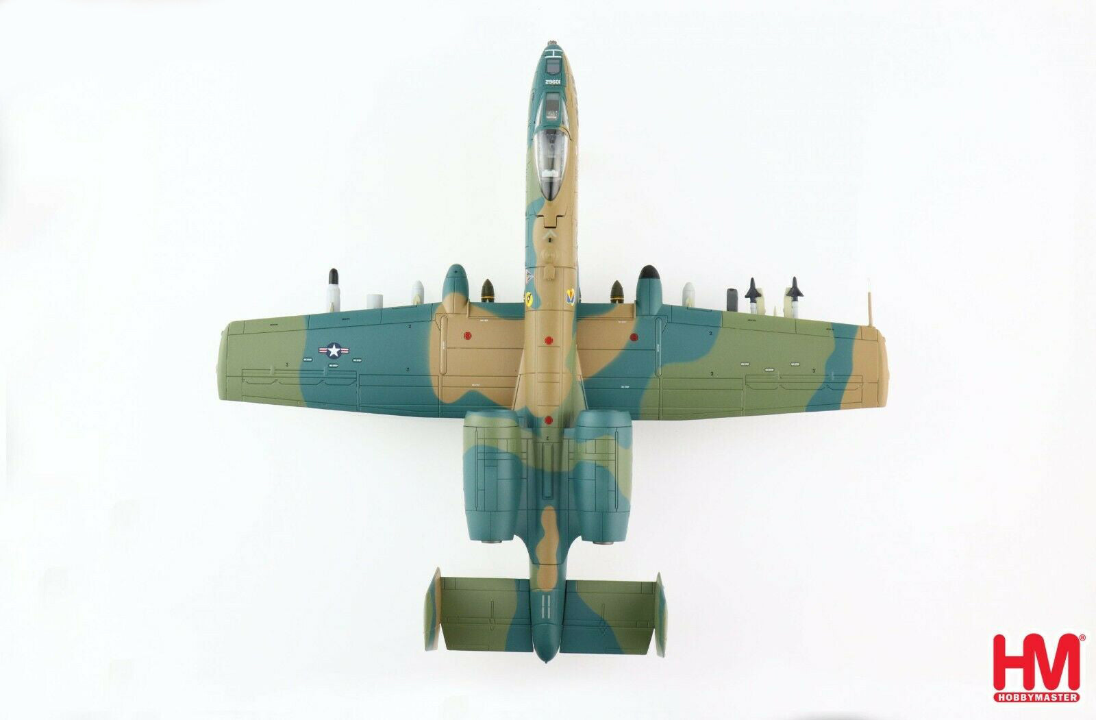 Fairchild Republic A-10C Thunderbolt II “Demo Team 2021”, 1:72 Scale Diecast Model Top View