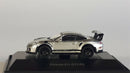 Porsche 911 GT3 RS (997) (Silver) 1:87 (HO) Scale Diecast Model Side View