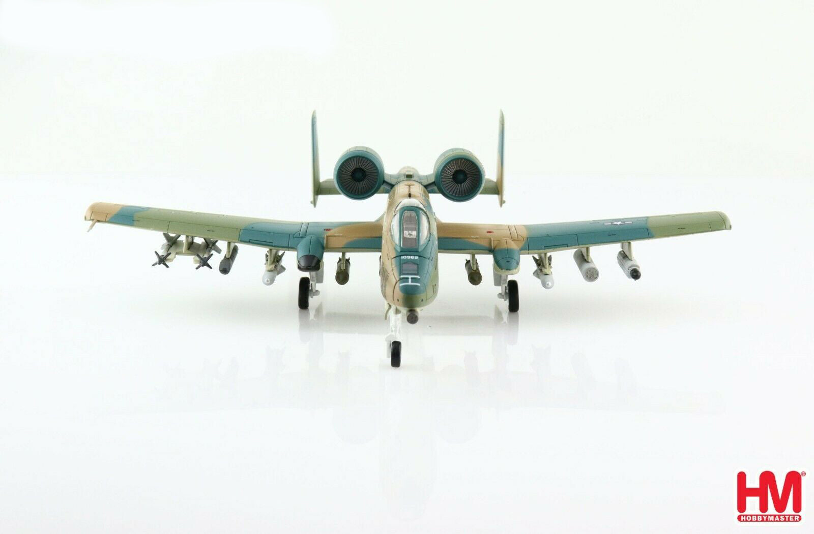 Fairchild Republic A-10C Thunderbolt II “Demo Team 2021”, 1:72 Scale Diecast Model Front View