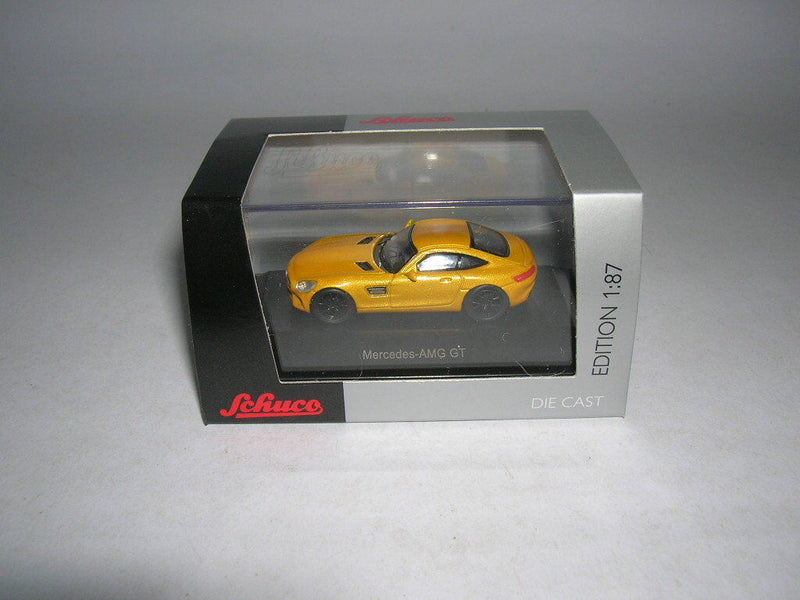 Mercedes Benz AMG GT (Yellow) 1:87 Scale Diecast Model Packaging