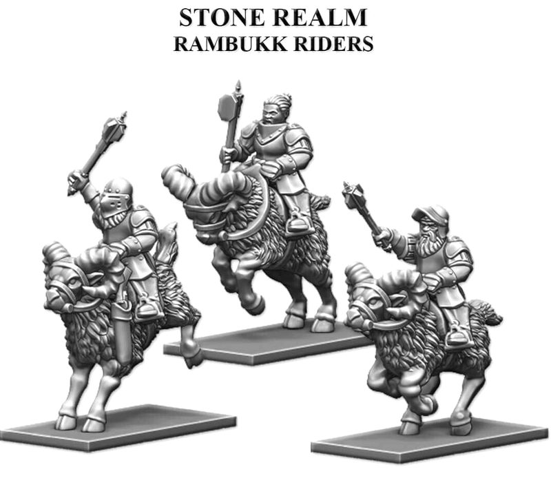 Stone Realm Dwarf Rambukk Raiders 28mm Plastic Kit Figures Examples