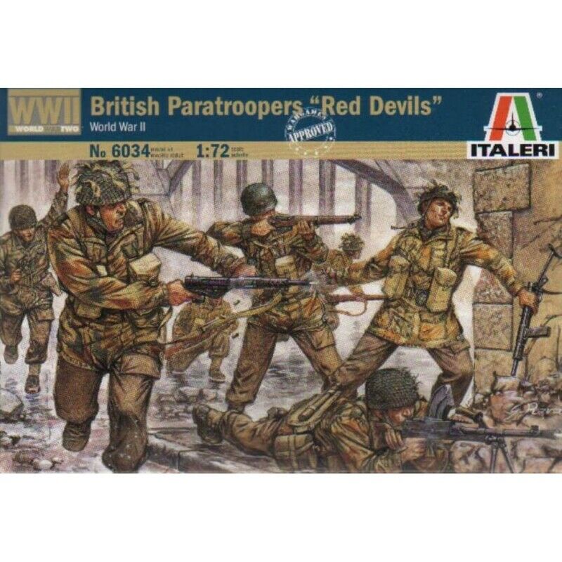 British Paratroopers “Red Devils”, 1/72 Scale Plastic Figures Kit
