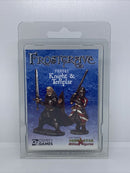 Frostgrave Knight & Templar, 28 mm Scale Model Metal Figures Blister Package