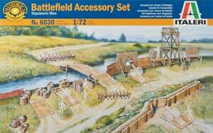 Napoleonic Wars Battlefield Accessory Set 1/72 Scale By Italeri