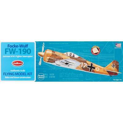 Focke Wulf Fw-190 Balsa Wood Kit By Guillow's