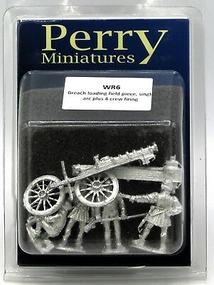 Wars Of The Roses Breach Loading Filed Piece, 28 mm Scale Model Metal Figures Blister Package