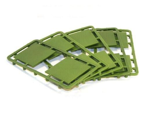 40 mm Square Plastic Bases (10)