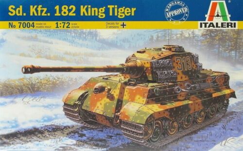 Sd.Kfz. 182  “King Tiger” Tank WWII, 1/72 Scale Model Kit
