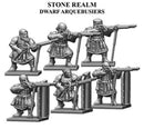 Stone Realm Dwarf Arquebusiers 28mm Plastic Kit Figures Examples