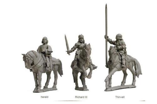 Wars Of The Roses Yorkist High Command Mounted, 28 mm Scale Model Metal Figures Assembled Figures
