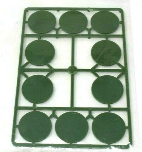 40 mm Round Plastic Bases (10)