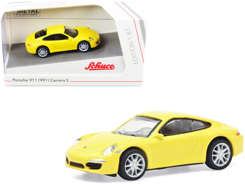Porsche 911 (991) Carrera S (Yellow) 1:87 (HO) Scale Diecast Model