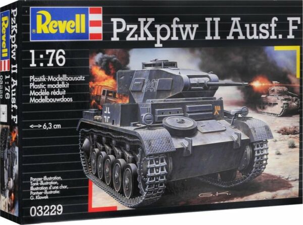 PzKpfw II Ausf. F 1/76 Scale Model Kit