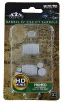 Deep Cuts Unpainted Miniatures: Barrel & Piles Of Barrels Package
