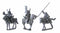 Samurai (1550 – 1615) Mounted Commanders, 28 mm Scale Model Metal Figures