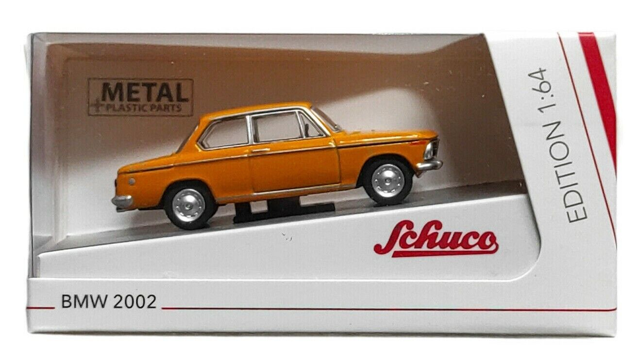 Schuco BMW 2002 (Orange) 1:64 Scale Diecast Model | Bellford Toys