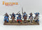 Medieval Mounted Sergeants At Arms, 28mm Model Figures Painted Example