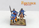 Medieval Mounted Sergeants At Arms, 28mm Model Figures Detailed Example