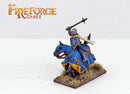 Medieval Mounted Sergeants At Arms, 28mm Model Figures Barded Horse
