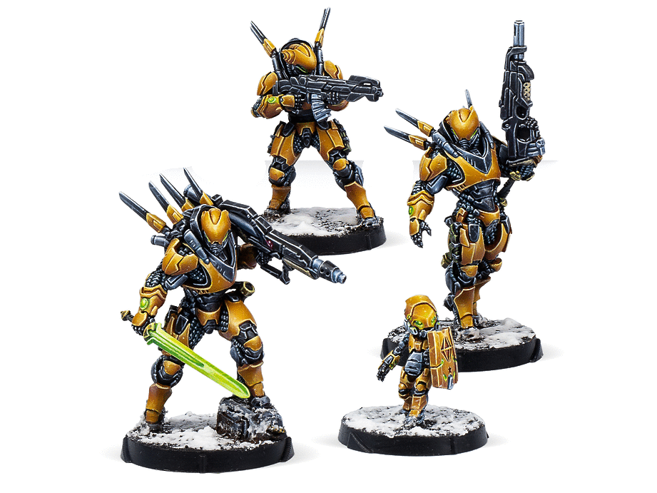 Infinity Yu Jing Shang Ji Invincibles Miniature Game Figures