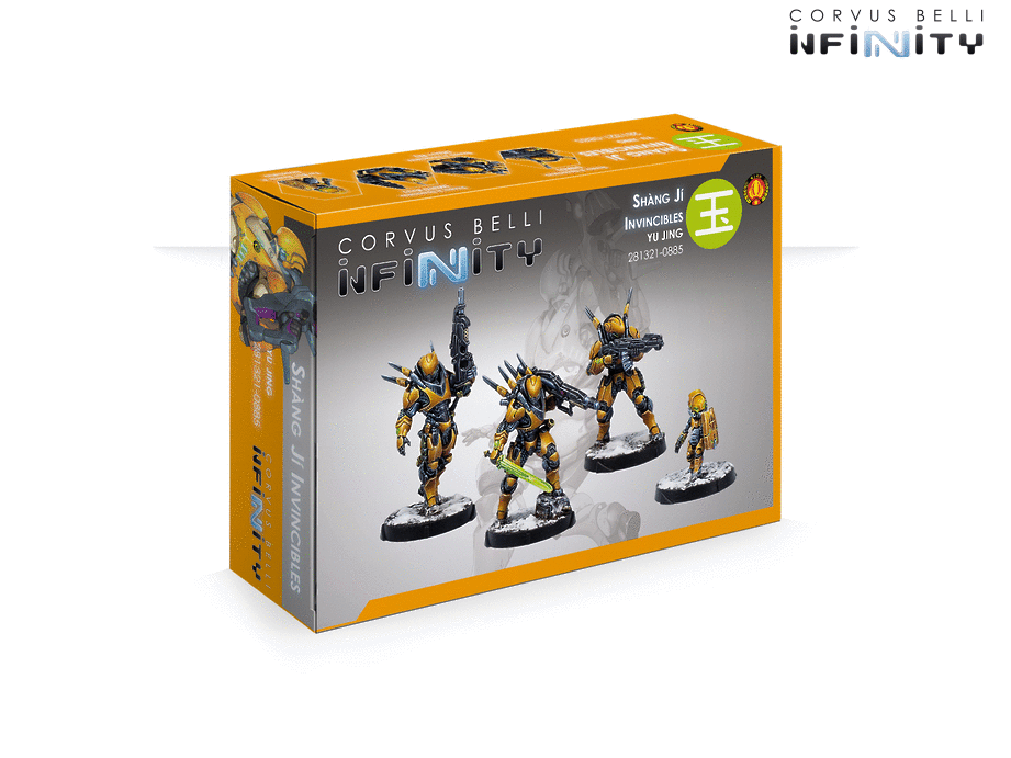 Infinity Yu Jing Shang Ji Invincibles Miniature Game Figures Box