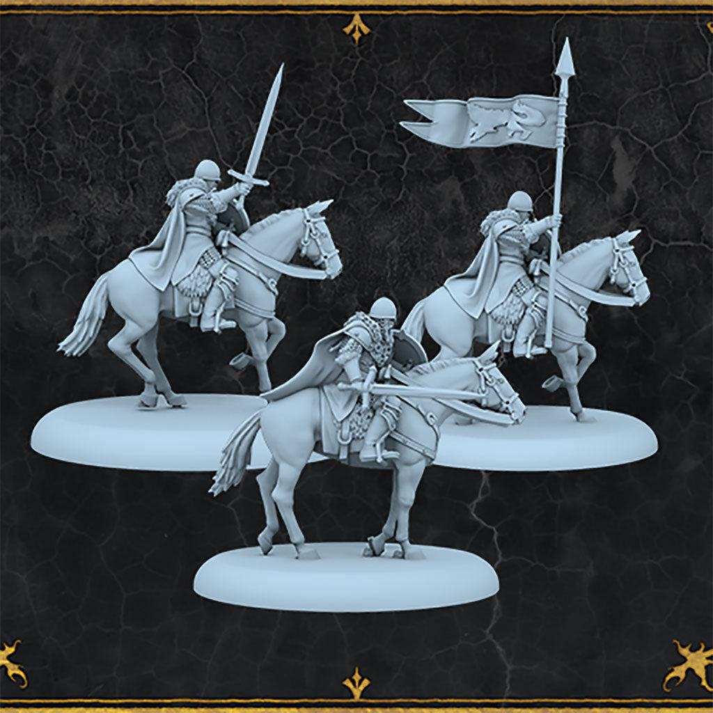 A Song Of Ice & Fire Stark vs. Lannister Starter Miniatures Game Set Stark Horseman