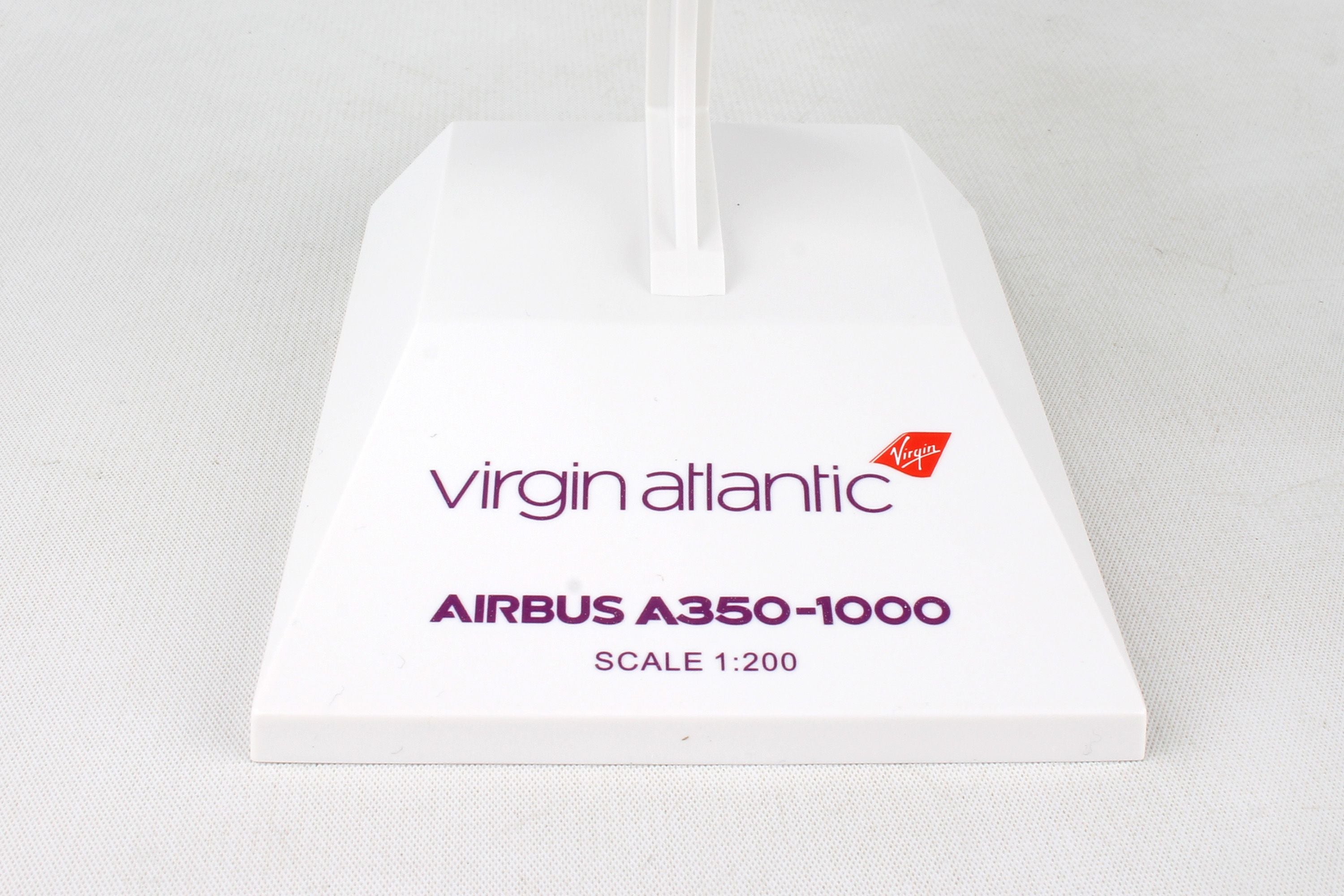 Airbus A350-1000 Virgin Atlantic  1:200 Scale Model By Skymarks Stand