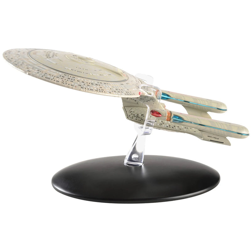 Star Trek Starships Collection Issue 1, USS Enterprise NCC-1701D Diecast Model Left Side View