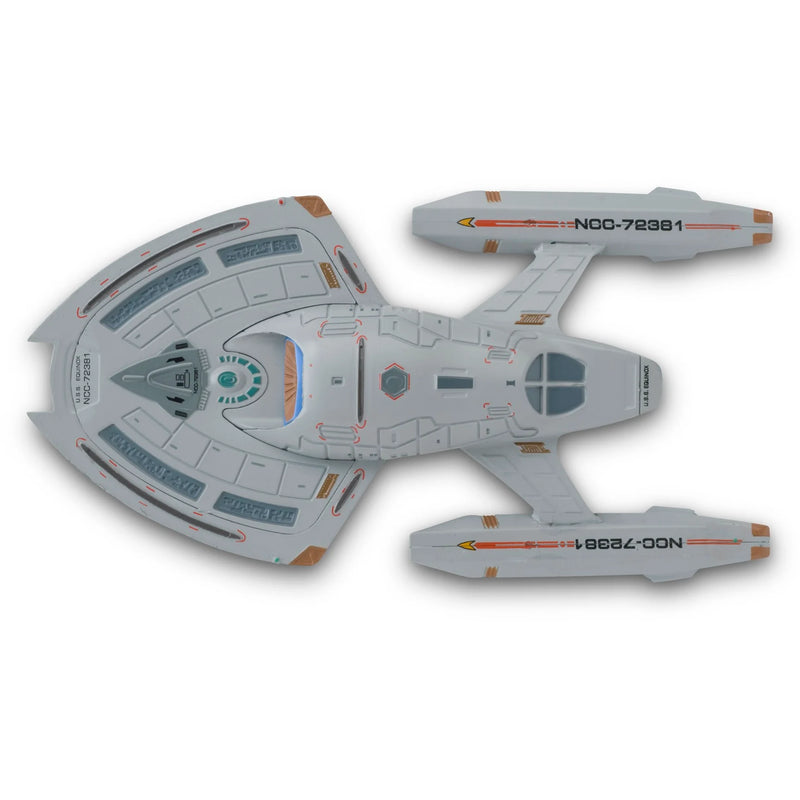 Star Trek Official Starship Collection Issue 15, USS Equinox NCC-72381 Diecast Model Top View