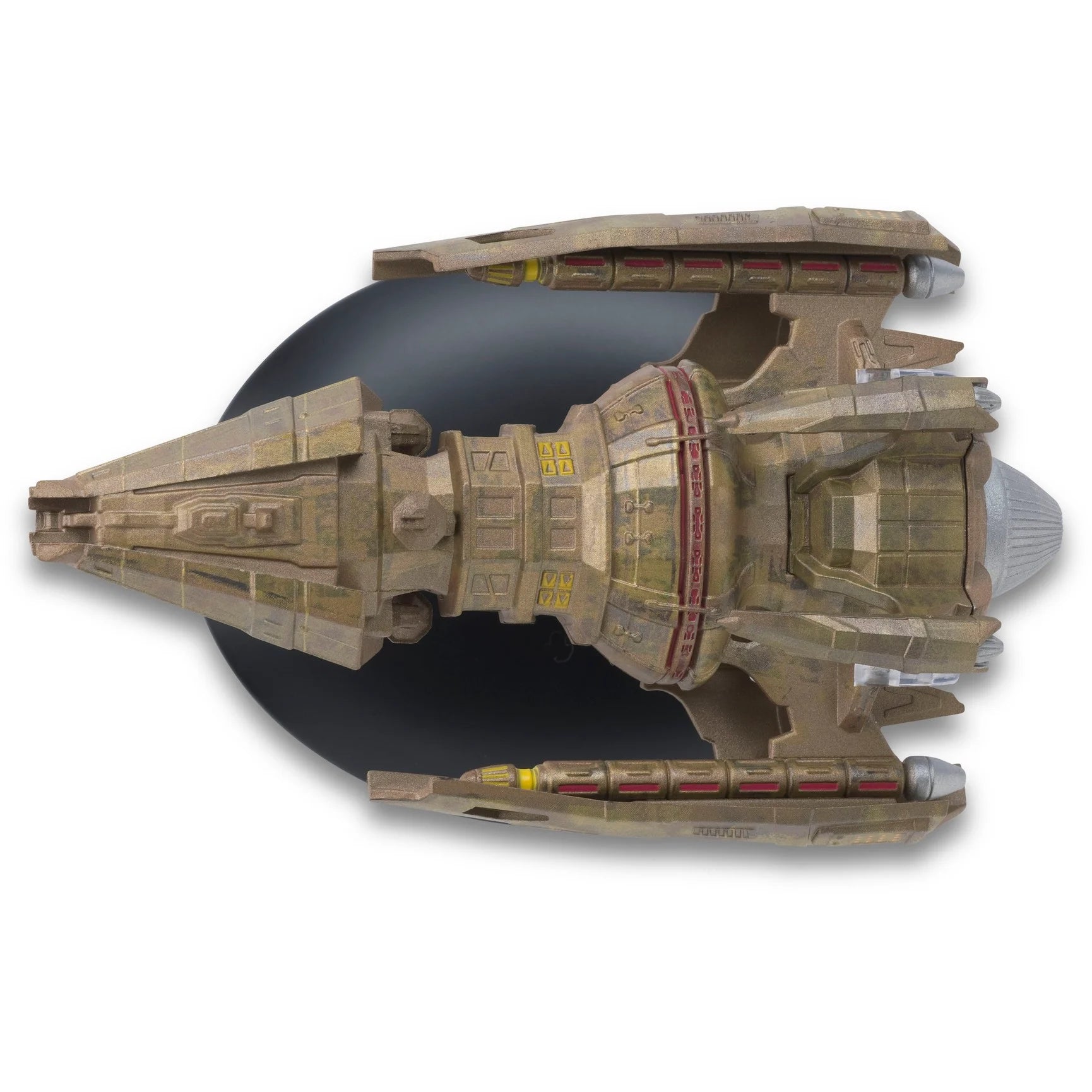 Star Trek Official Starship Collection Issue 51, Hirogen Warship Diecast Model Top View