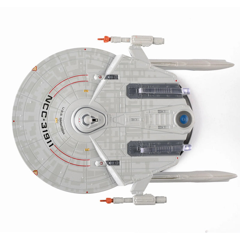 Star Trek Starships Collection Issue 91, U.S.S Saratoga NCC-31911 Diecast Model Top View