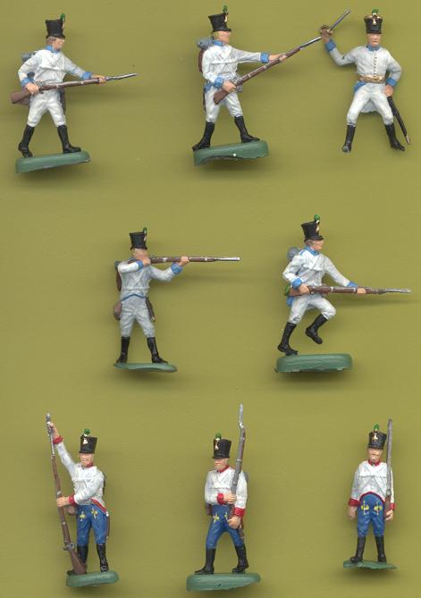 Austrian Line Infantry Napoleonic Wars 1/72 Scale Model Plastic Figures